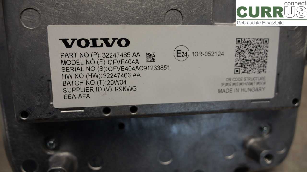 VOLVO XC40/RECHARGE 18- Monitor 36010873 D4204T16