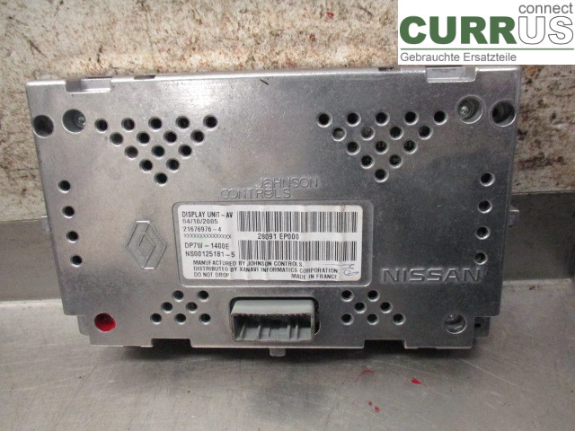 NISSAN NAVARA    05- Monitor 28091EP00A YD25DDTI