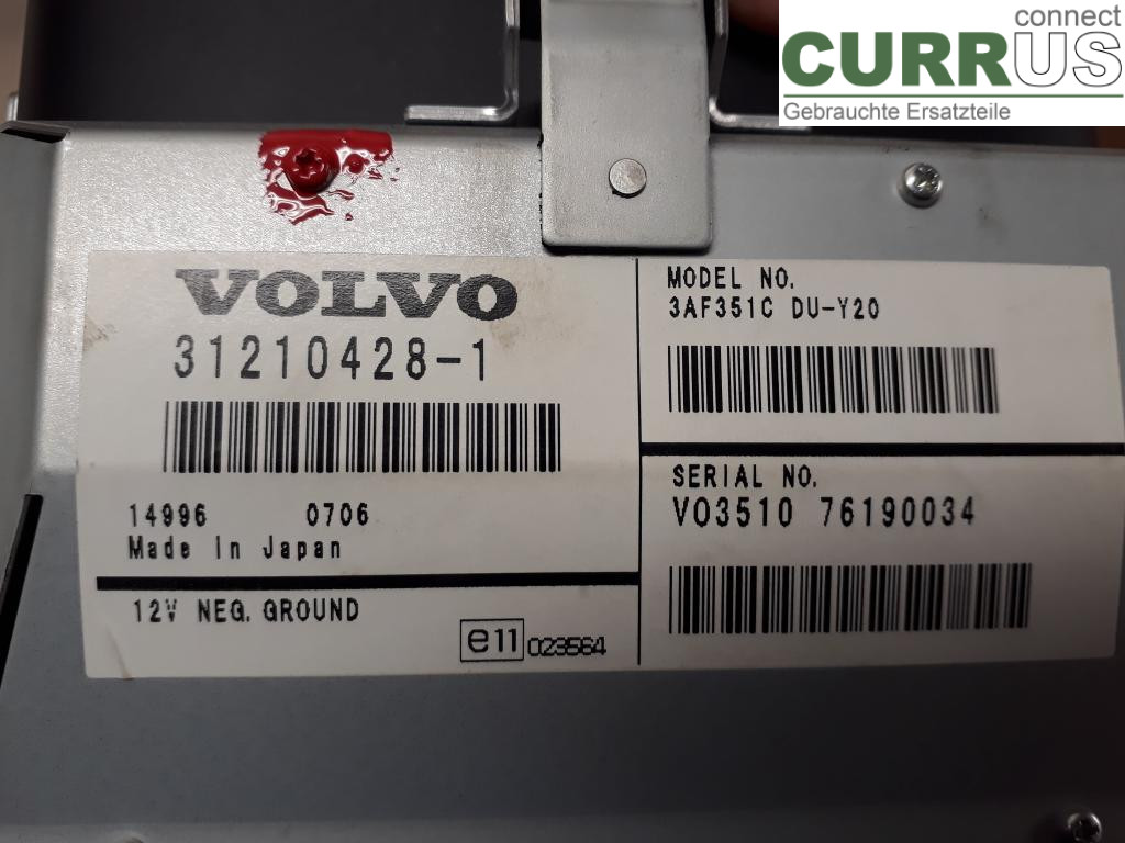 VOLVO S80      07- 13 Monitor 36000891 B6304T2