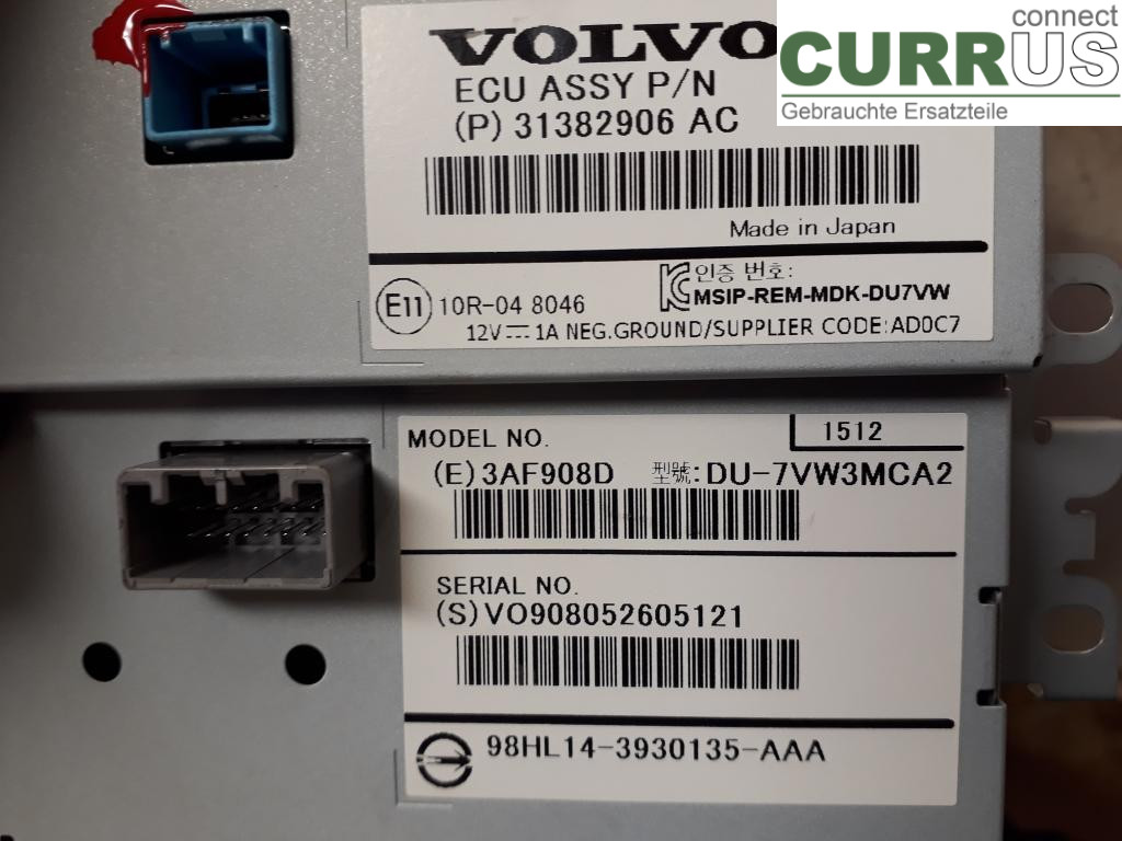 VOLVO V40  12-19 Monitor 36011464 D4204T9