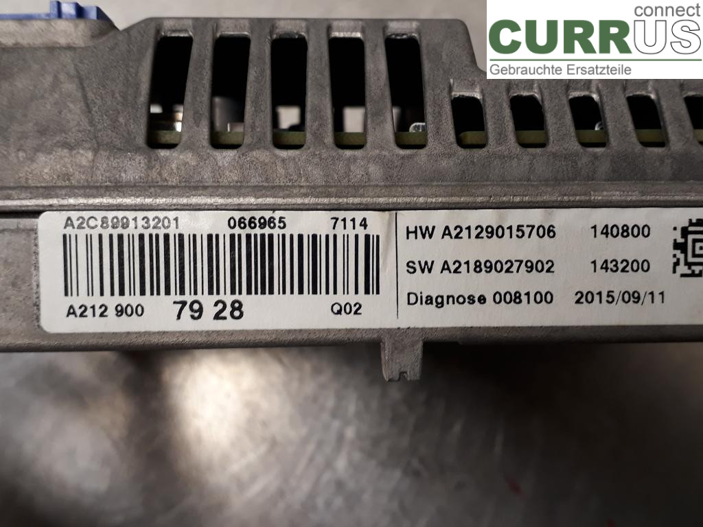 MB E-KLASS (W212) 09-16 Monitor A2129007928 OM651.924