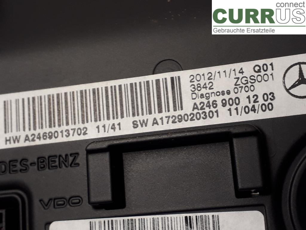 MB A-KLASS (W176)   13-18 Monitor A2469001206 OM651.901