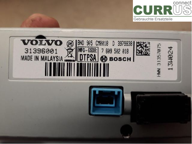 VOLVO V60  11-13 Monitor 36050609 D82PHEV