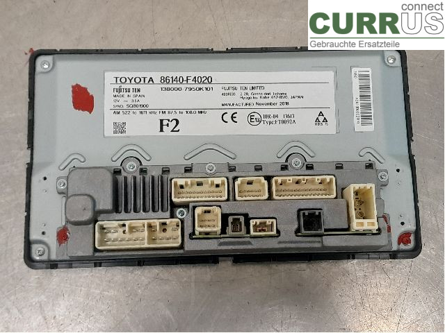 TOYOTA C-HR 16-23 Overvågning 86140-F4021 2ZR-FXE