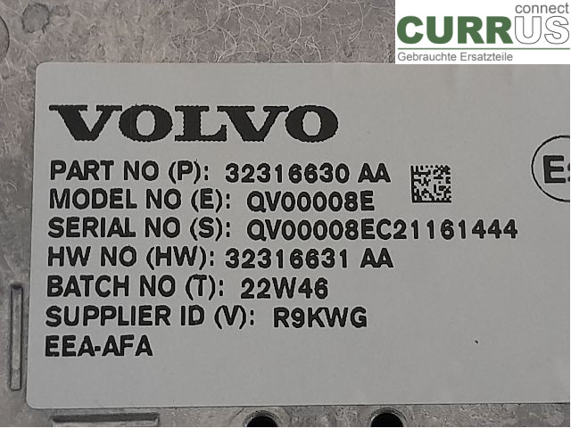 VOLVO XC40/RECHARGE 18- Monitor 36010873 E400V2
