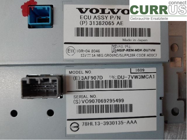 VOLVO V60  14-18 Monitor 36011463 D4204T14
