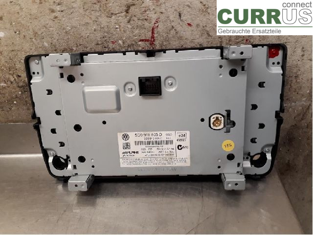VW GOLF / E-GOLF VII   13-20 Monitor 5G0919605D CMBA