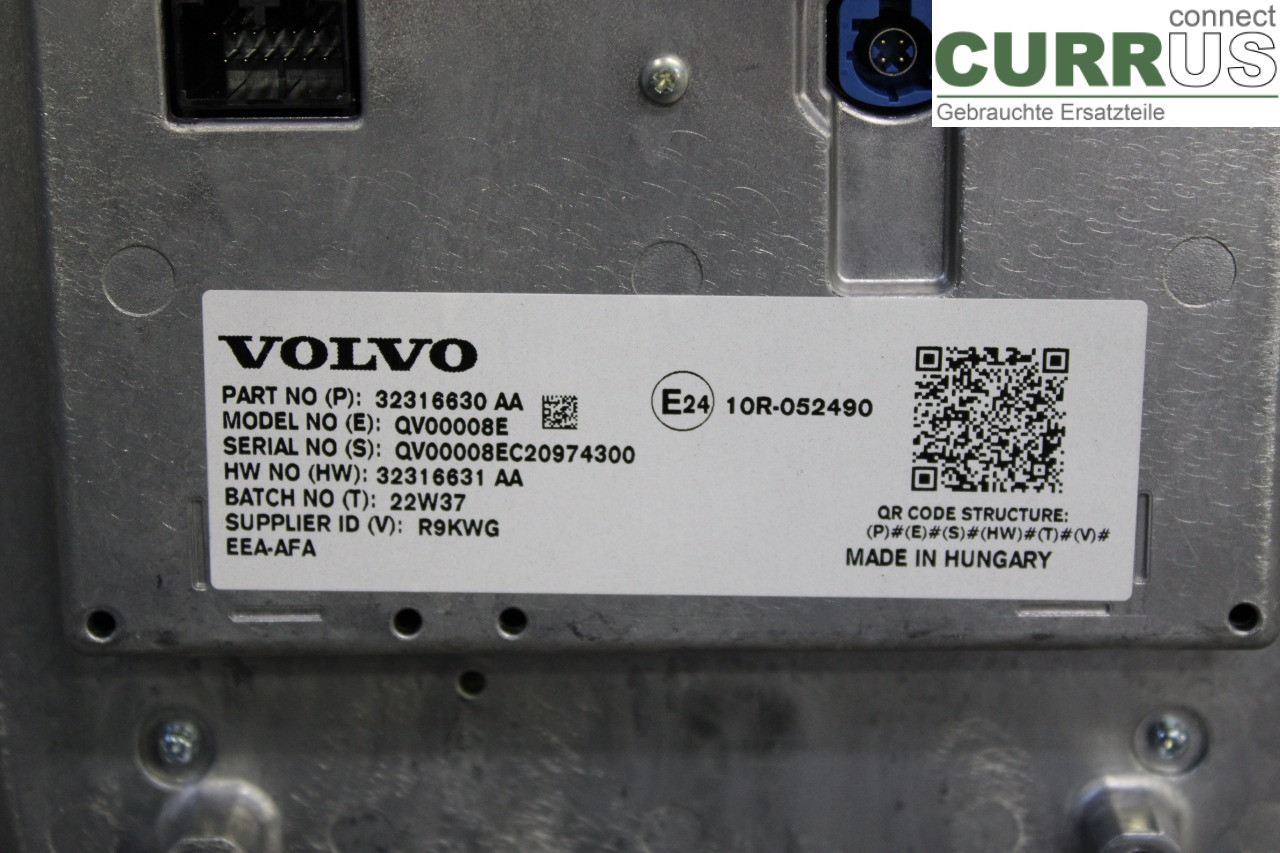 VOLVO XC40/RECHARGE 18- Monitor 36010873 E400V2