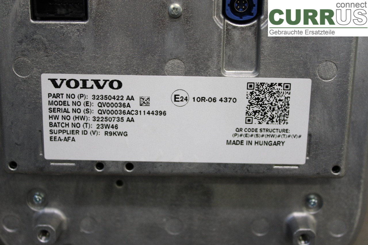 VOLVO XC40/RECHARGE 18- Monitor 36010873 