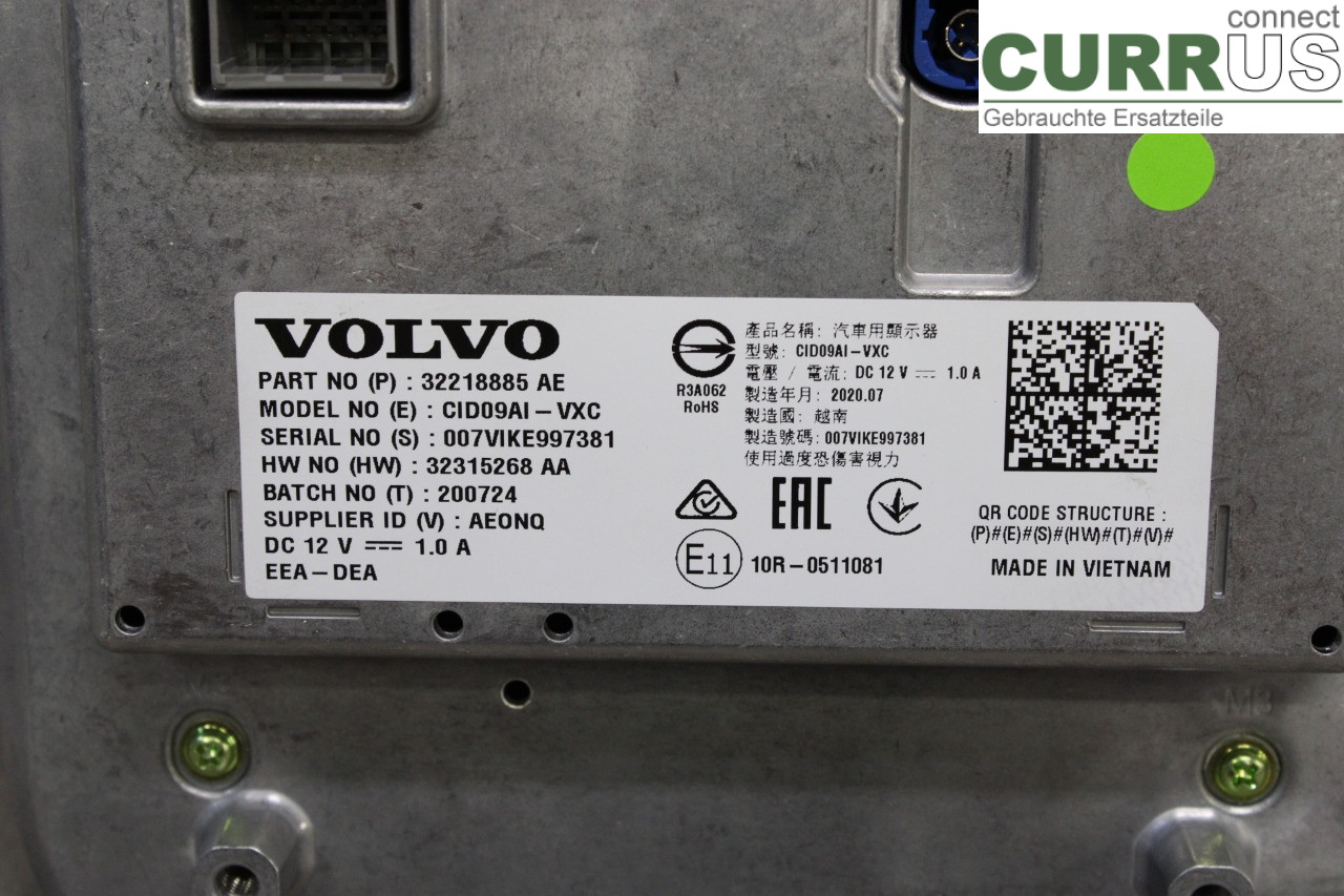 VOLVO XC60  18- Monitor 36013018 B4204T46