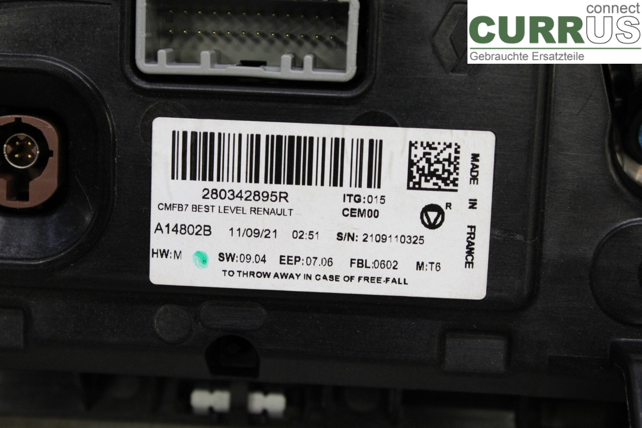 RENAULT CAPTUR 20-24 Monitor 280342895R H4M-630