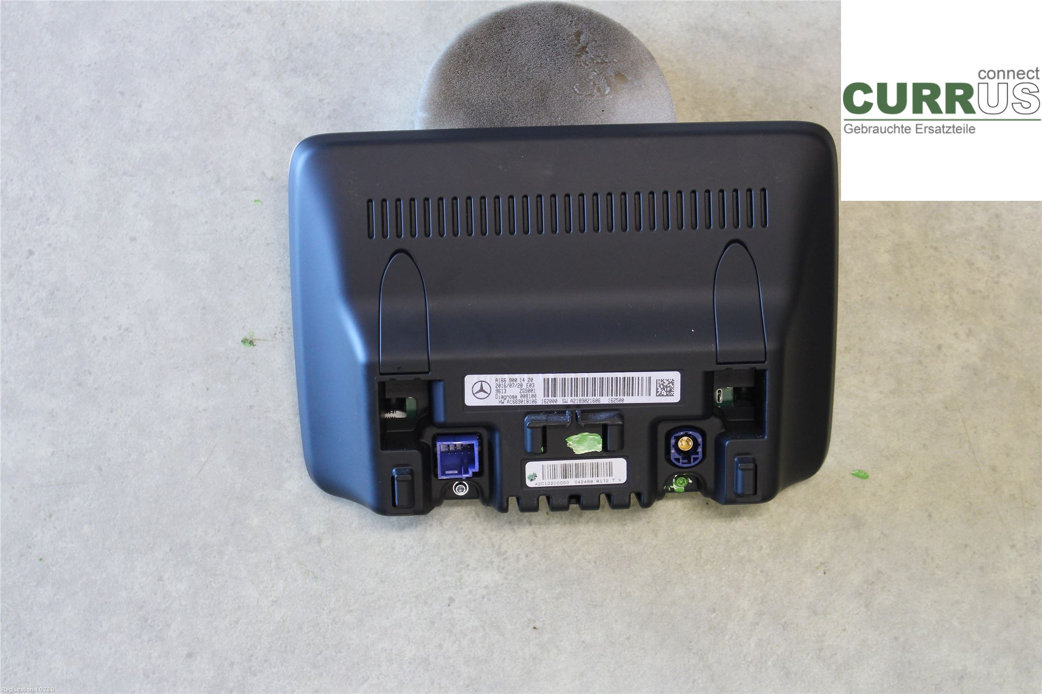 MB A-KLASS (W176)   13-18 Monitor A 166 900 82 22 1.6L M270.910