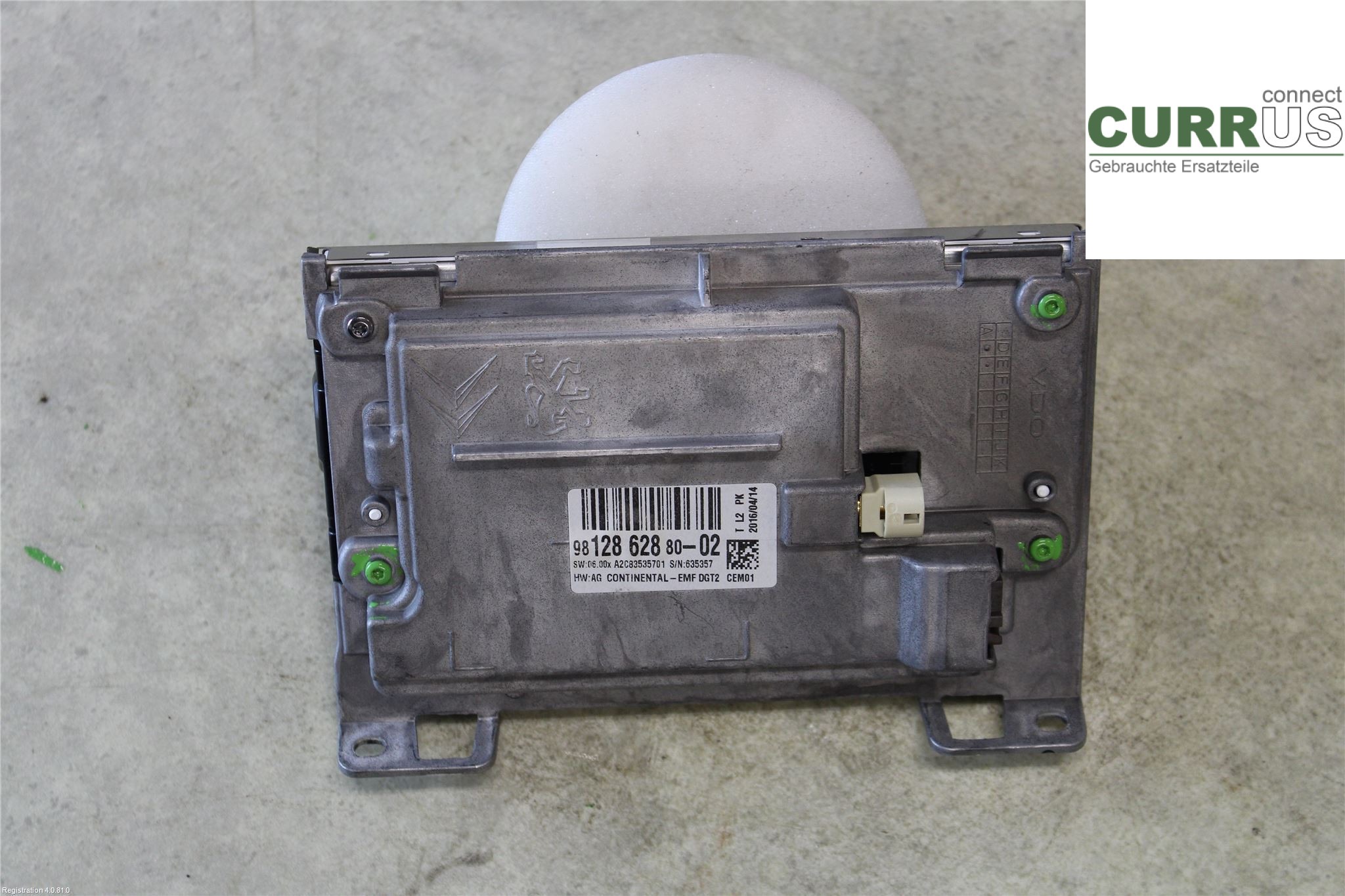 PEUGEOT 208 16-19 Monitor 98 128 628 80 1.2L HMZ