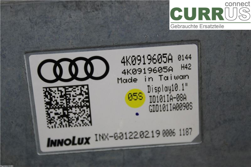 AUDI A6 F2/C8  19- Monitor   4K0 919 605 A 	 DFBA