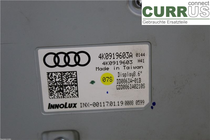 AUDI A6 F2/C8  19- Monitor   4K0 919 603 A 	 DFBA