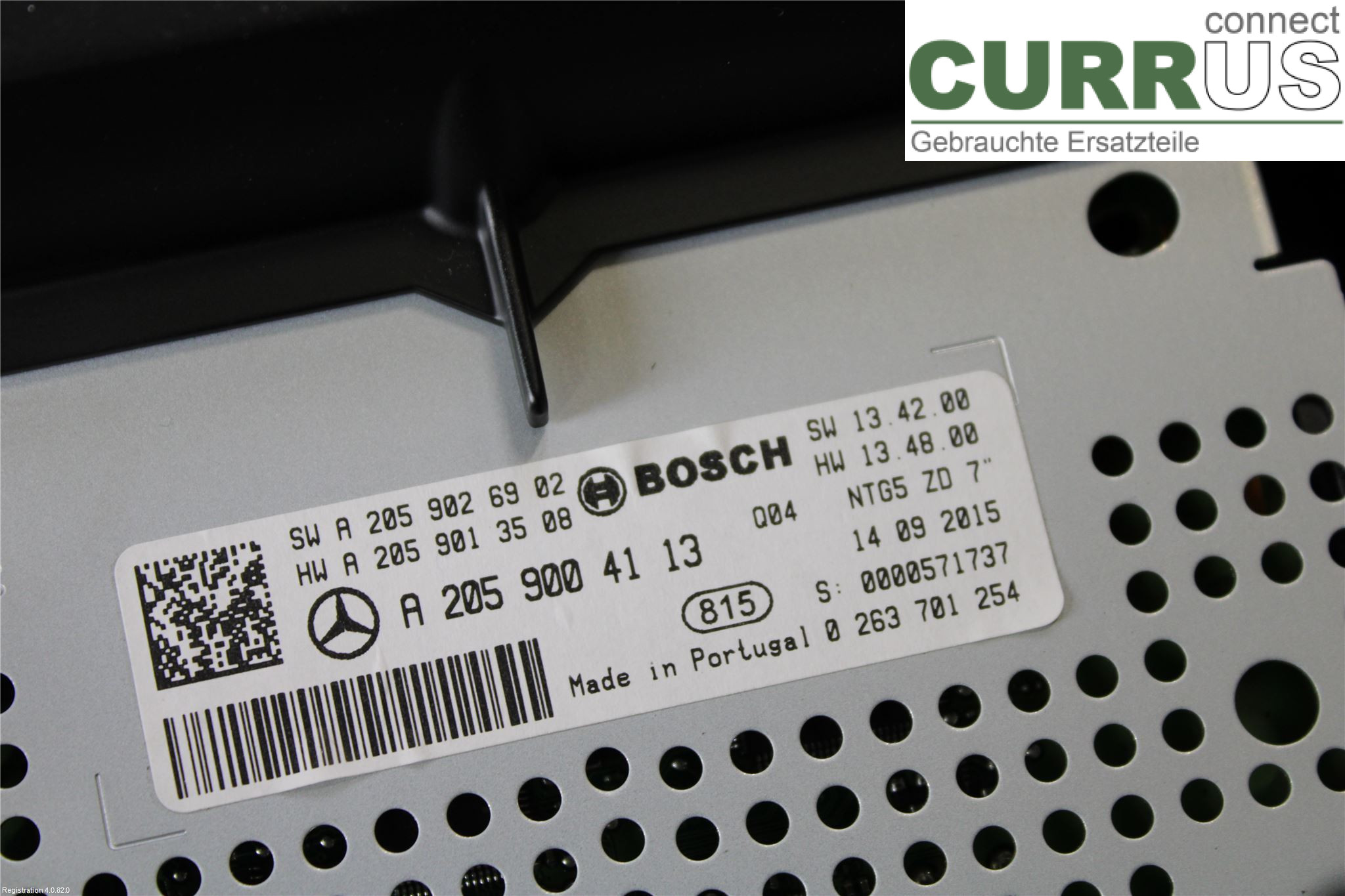 MB C-KLASS (W205)  14- Moniteur A 205 900 41 13 80 OM626.951