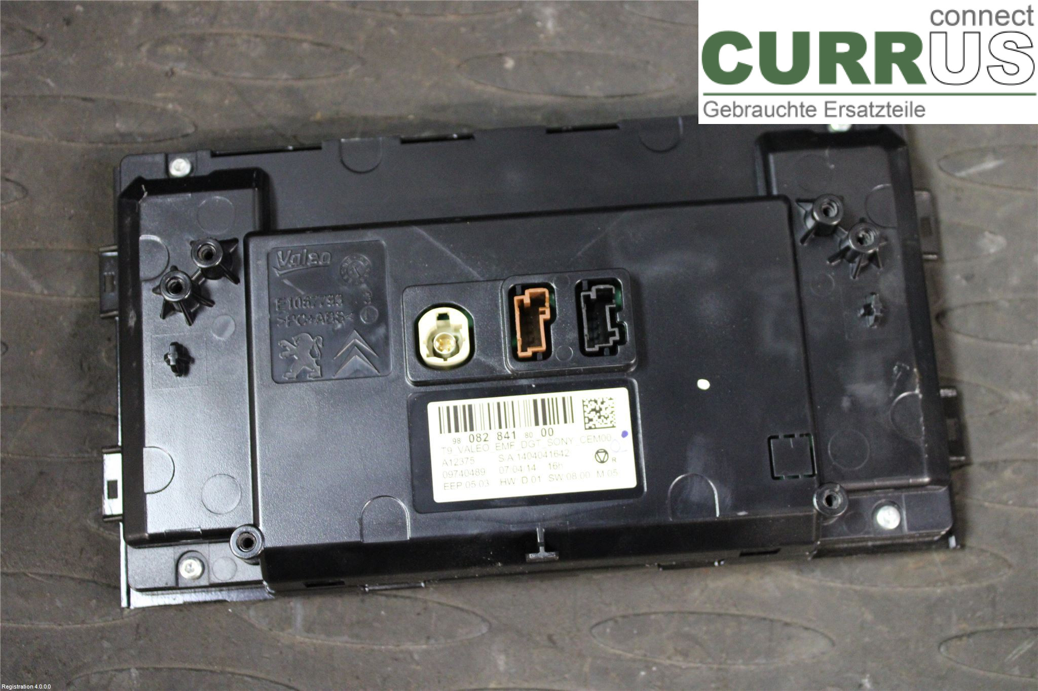 PEUGEOT 308  14-21 Monitor 98 114 862 80 9HC