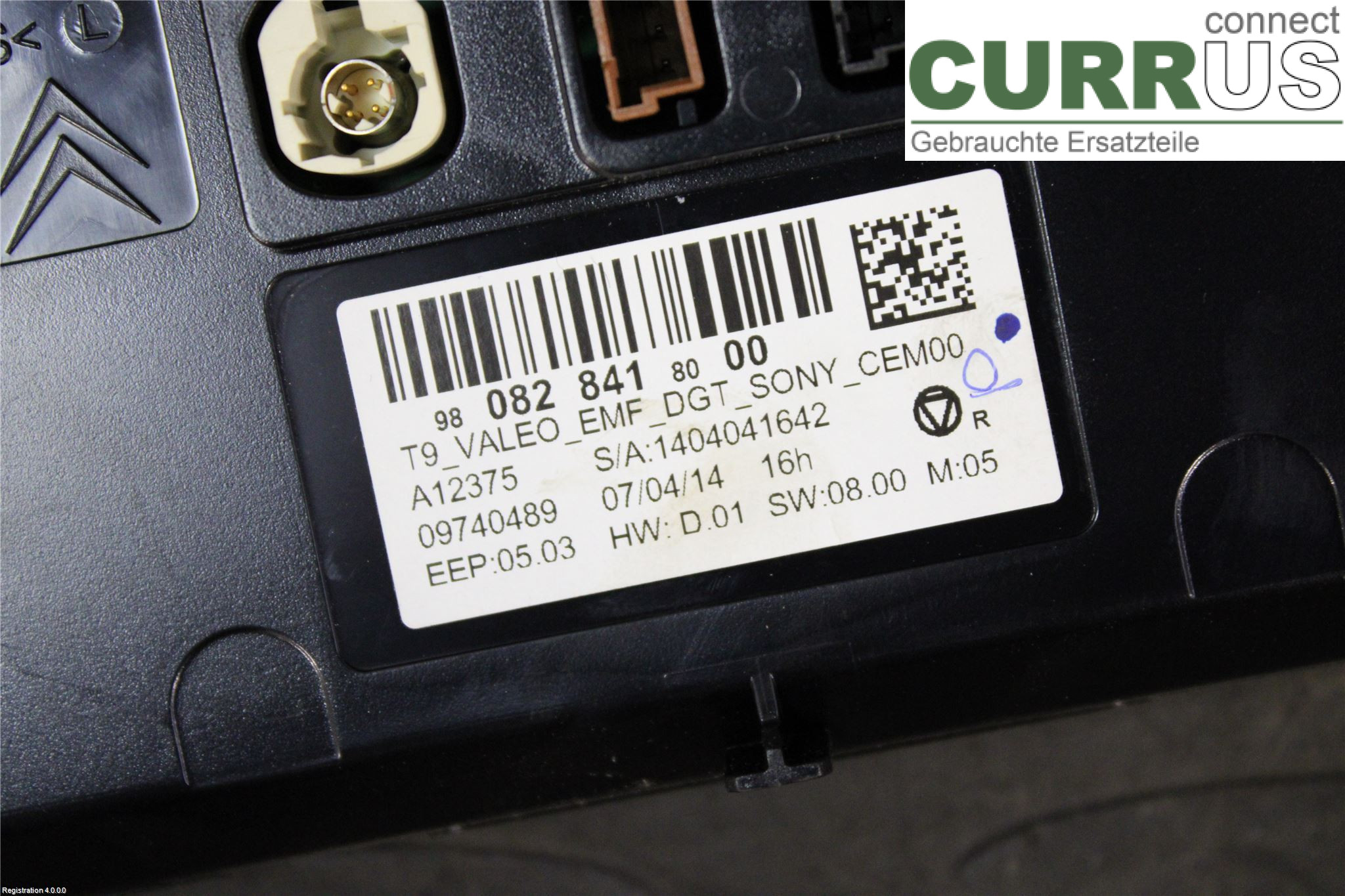 PEUGEOT 308  14-21 Monitor 98 114 862 80 9HC