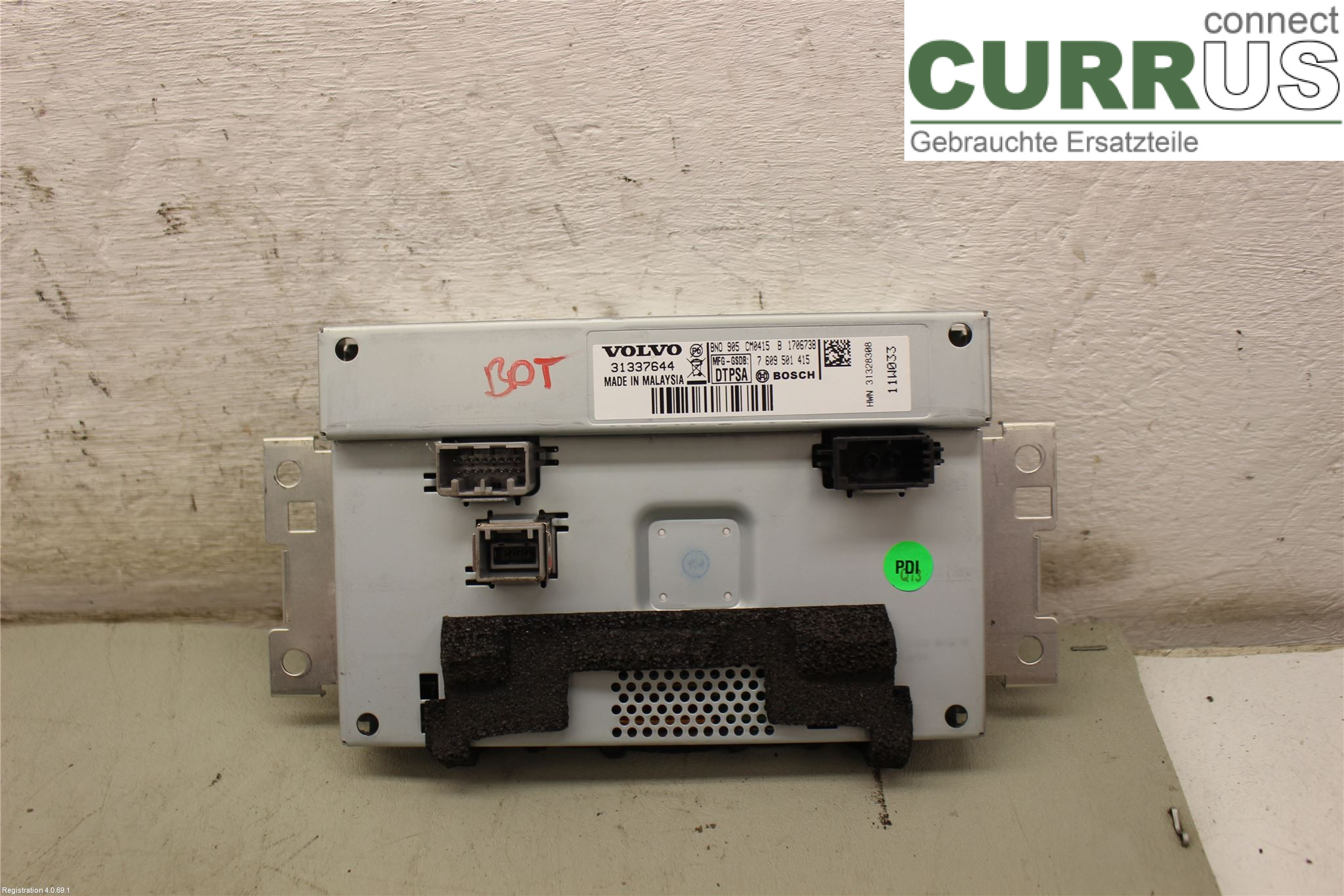 VOLVO S60      11-13 Monitor 36001981 B4164T3