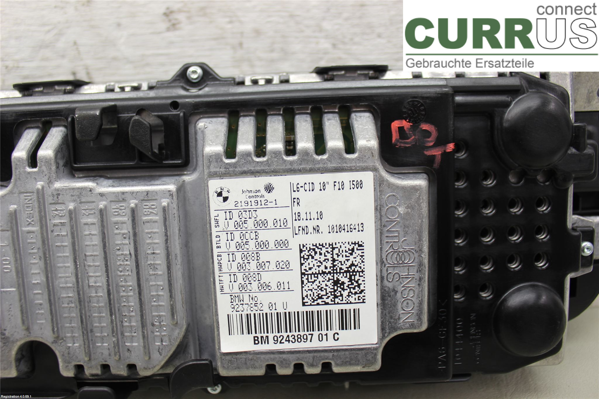 BMW F10/F11/F18  09-17 Monitor 65509266385 N47-D20C