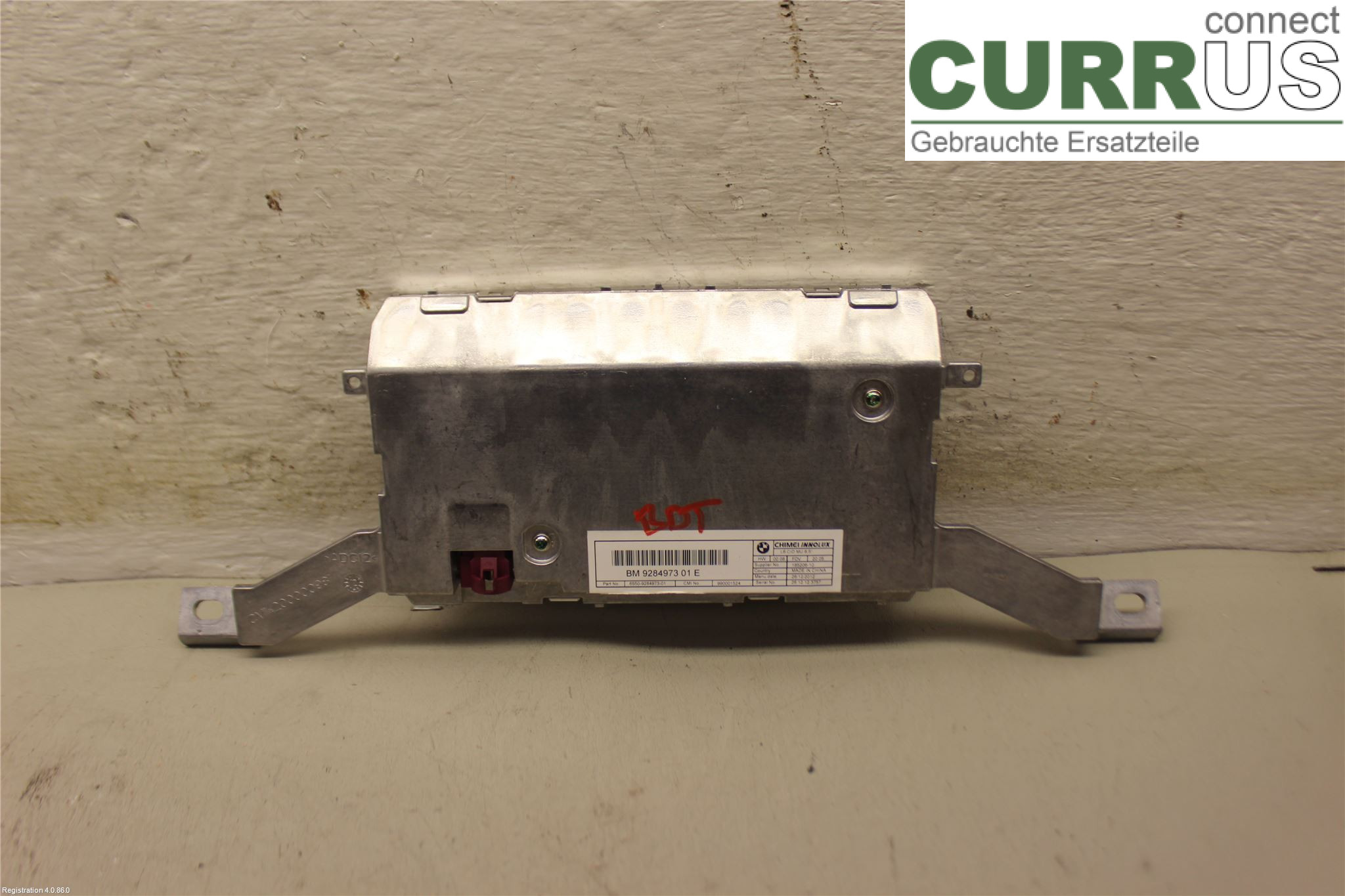 BMW F10/F11/F18  09-17 Monitor 65509284973 N47-D20C