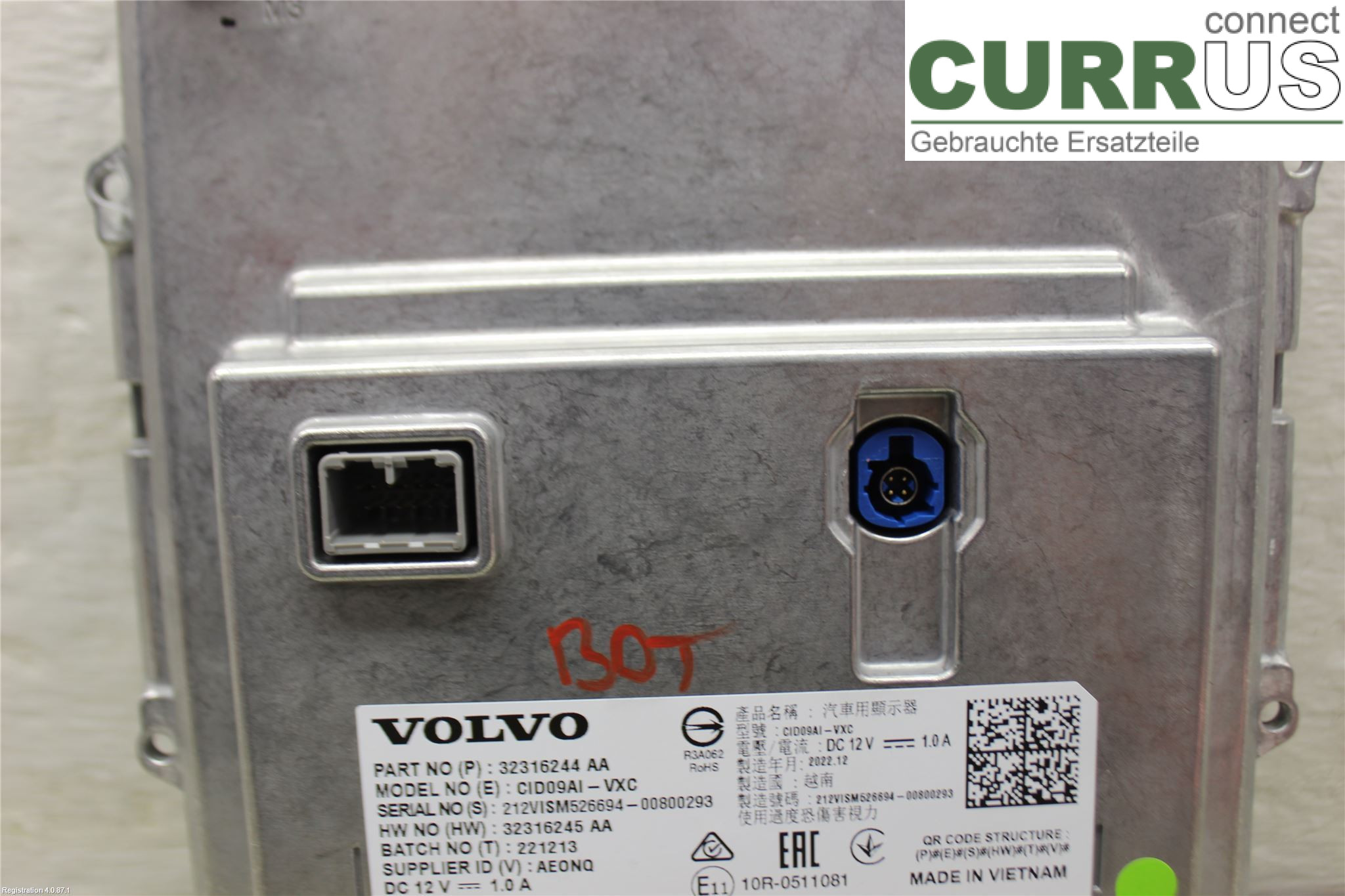 VOLVO XC60  18- Monitor 32316244 