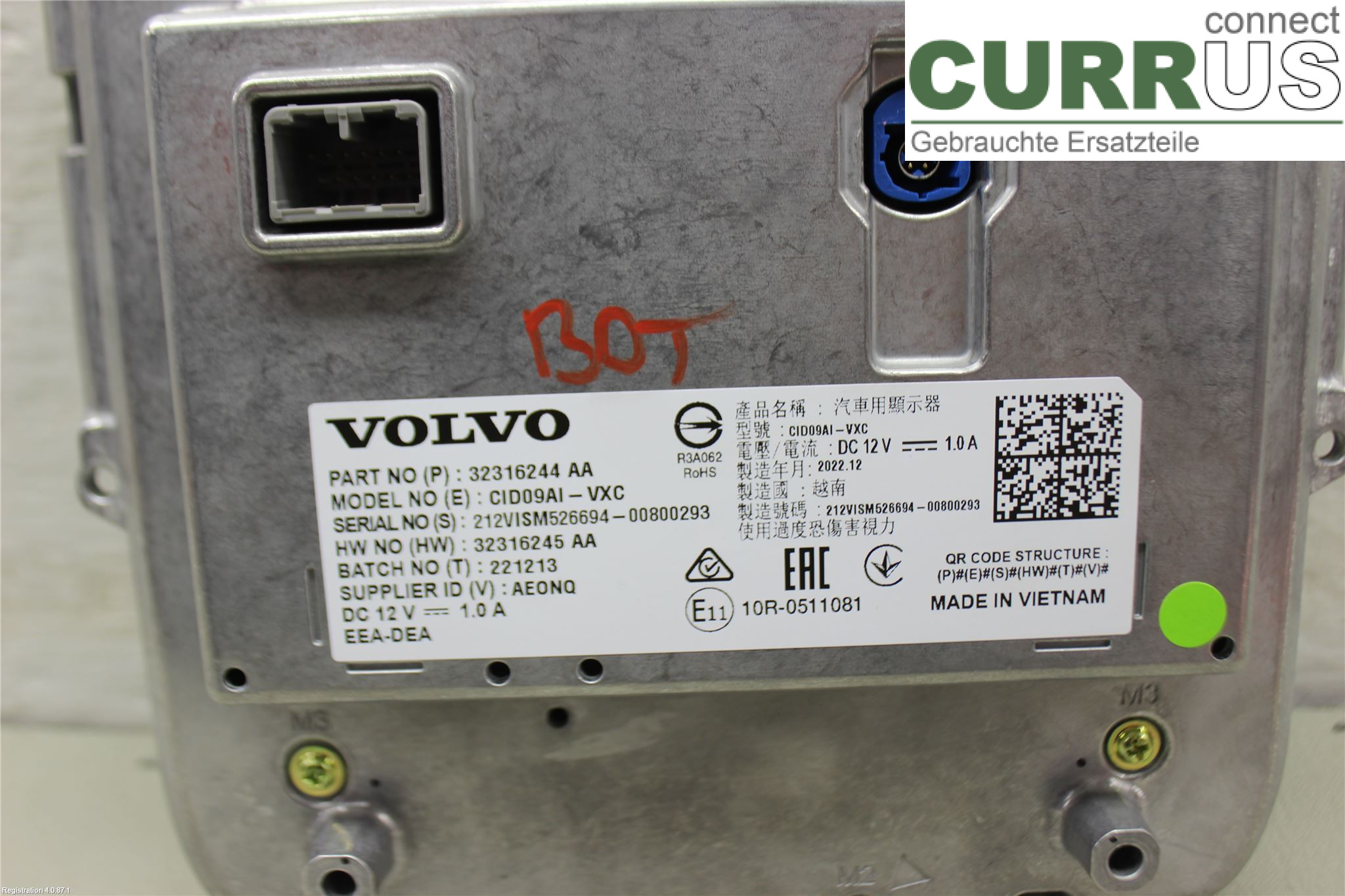 VOLVO XC60  18- Monitor 32316244 