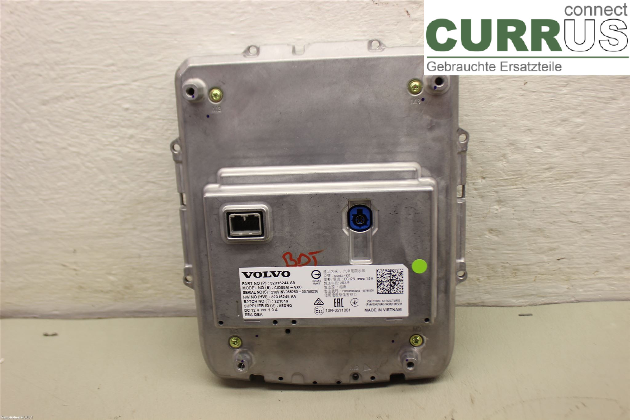 VOLVO XC60  18- Monitor 32316244 