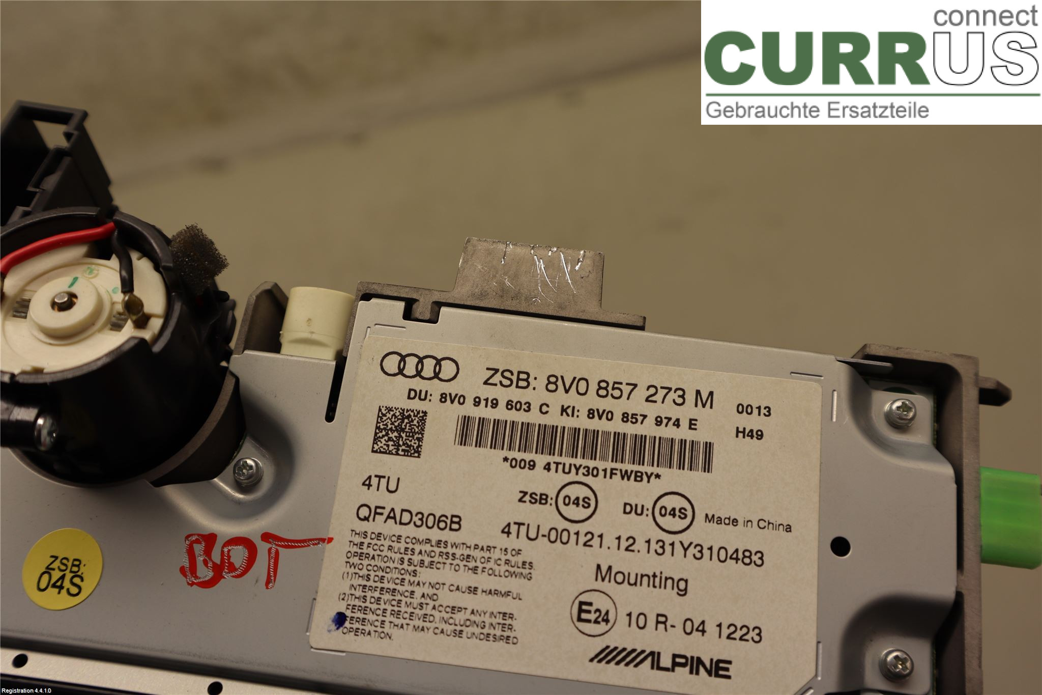 AUDI A3/S3 8V  13-20 Monitor 8V0857273M CRBC