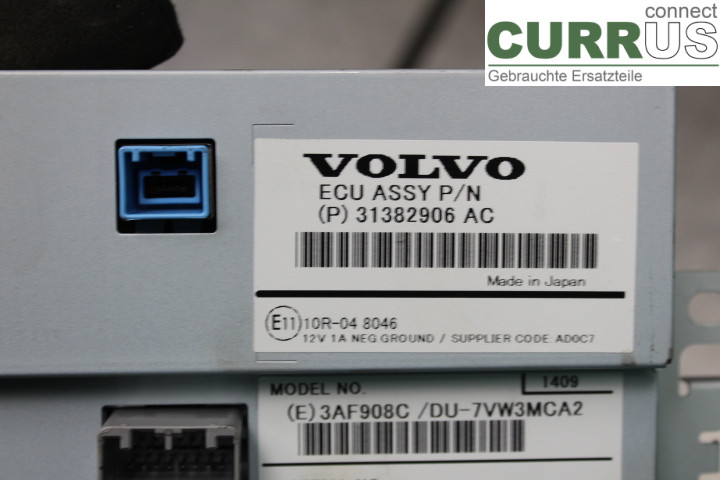 VOLVO V40  12-19 Monitor  2,0D/D5204T6