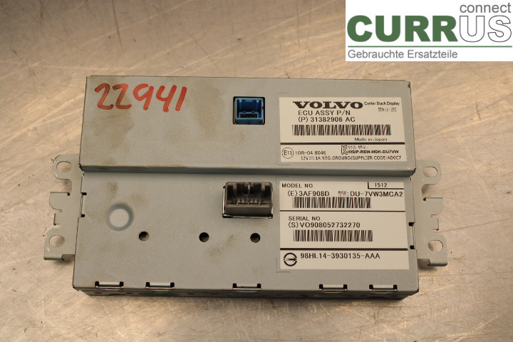 VOLVO V40  12-19 Monitor  2.0/D4204T9