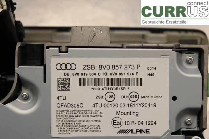 AUDI A3/S3 8V  13-20 Overvågning  1.5TFSi/DADA