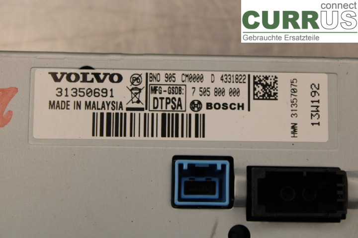 VOLVO V60  14-18 Monitor 36001980 2.0/D5204T3