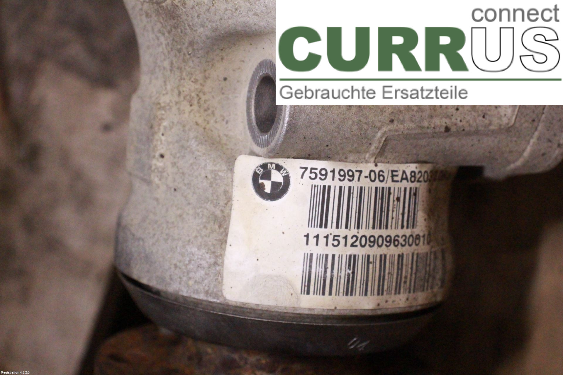 BMW F10/F11/F18  09-17 Différentiel 31507648881 B47-D20A