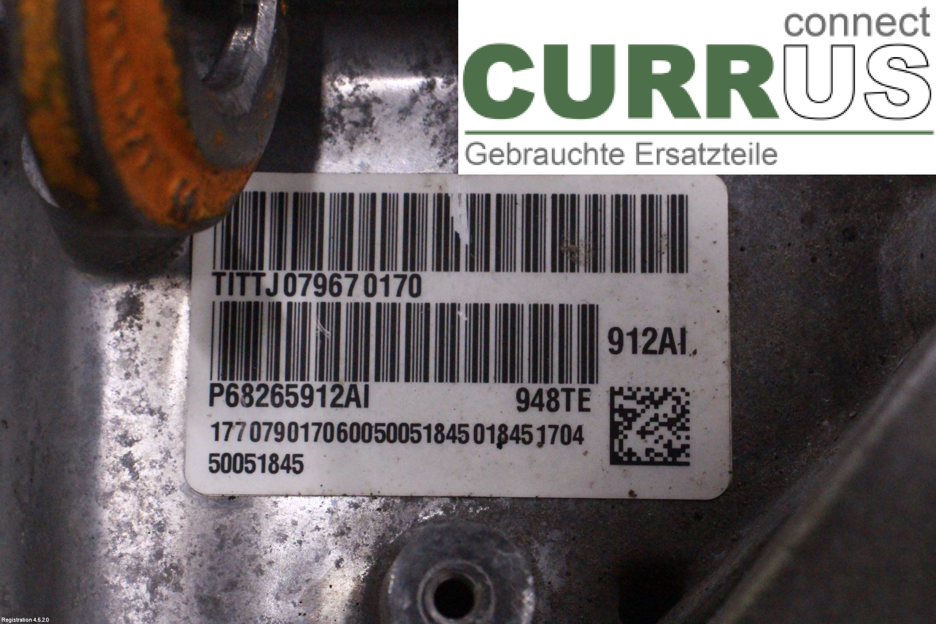 JEEP RENEGADE Gearbox (Automatic) 6001060000 55263088