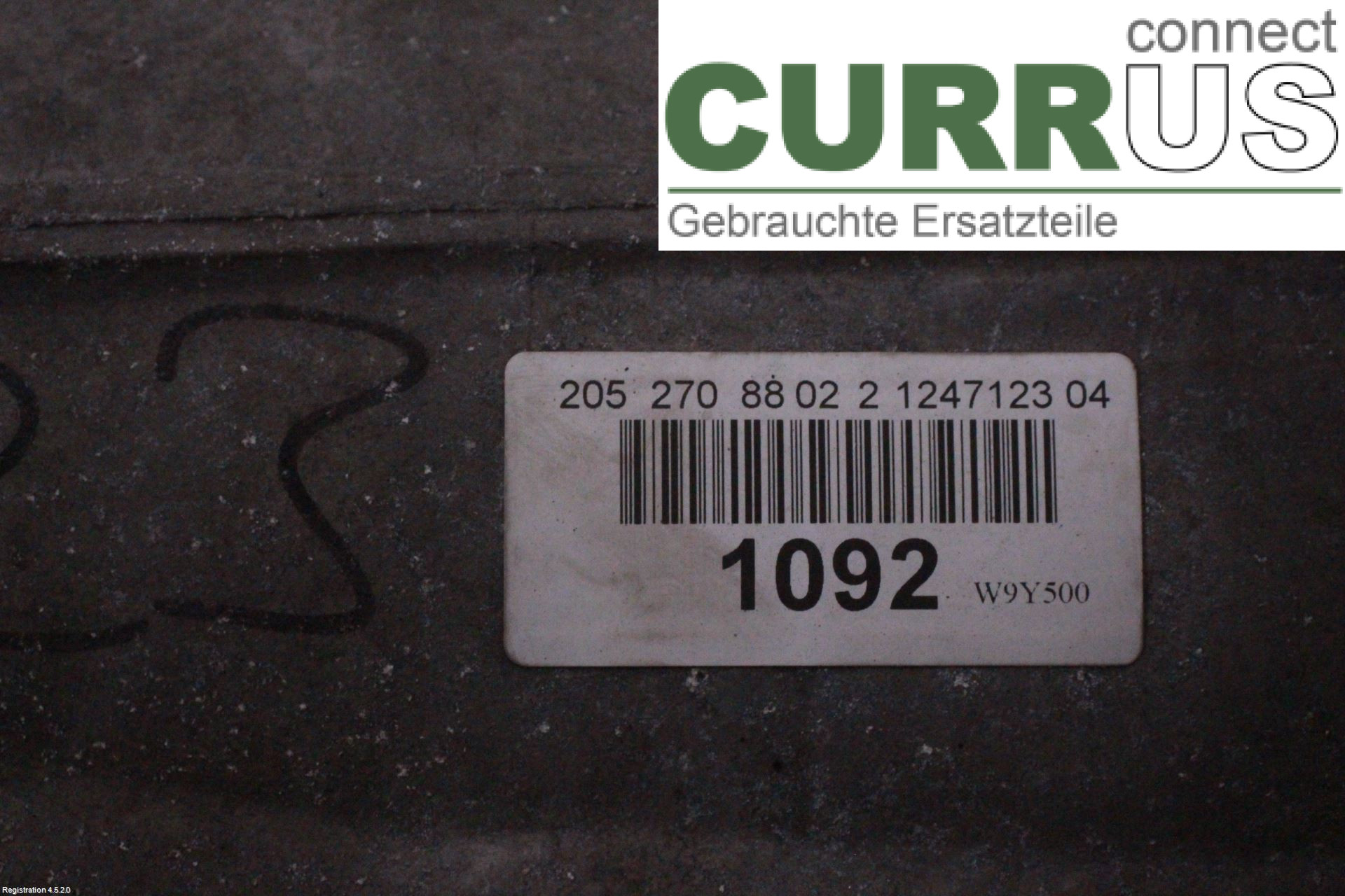 MB C-KLASS (W205)  14- Gearkasse Automatisk A2052709502 OM651.921