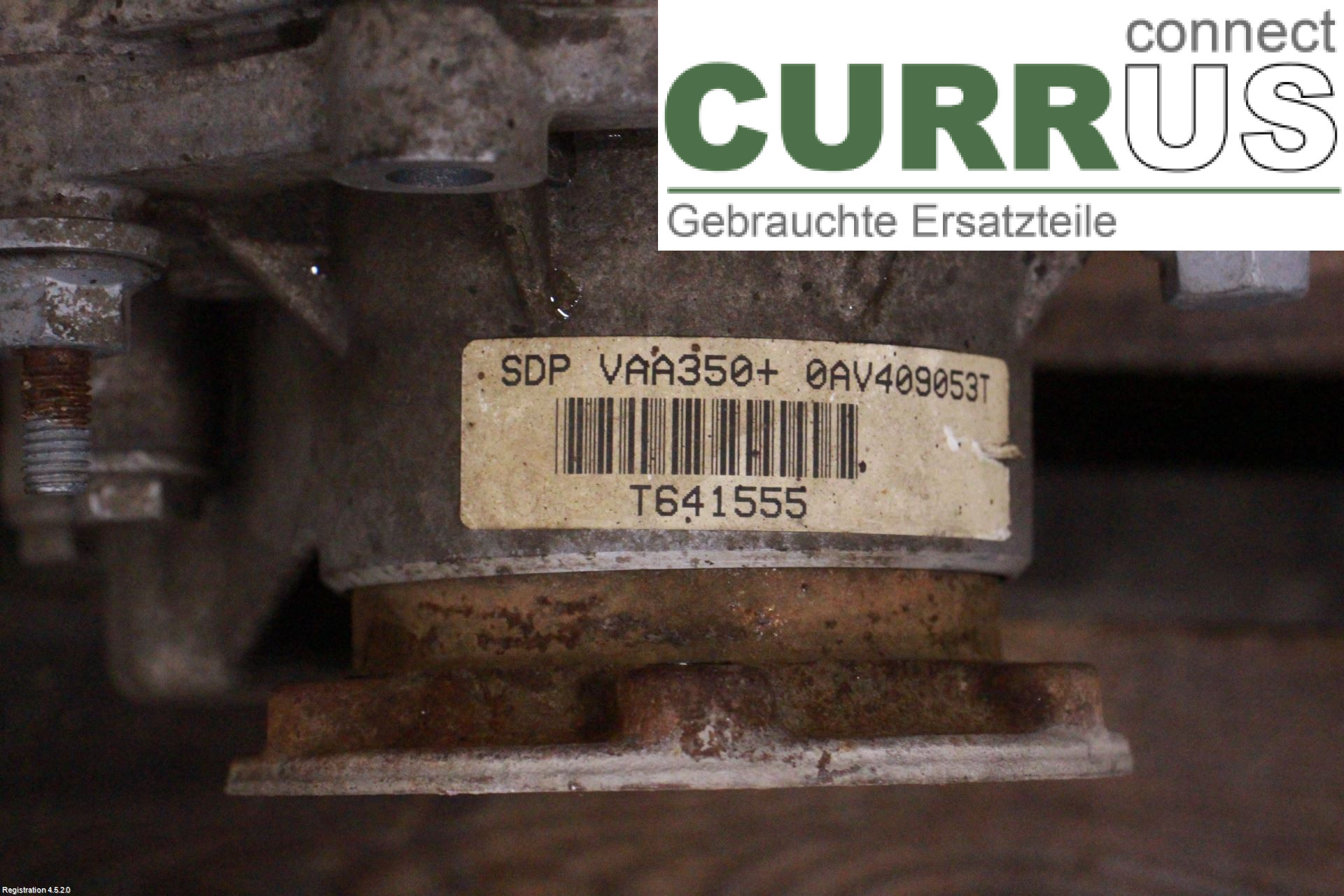 VW CADDY  11-15 Distribution gear box 0AV409053AG CFHC
