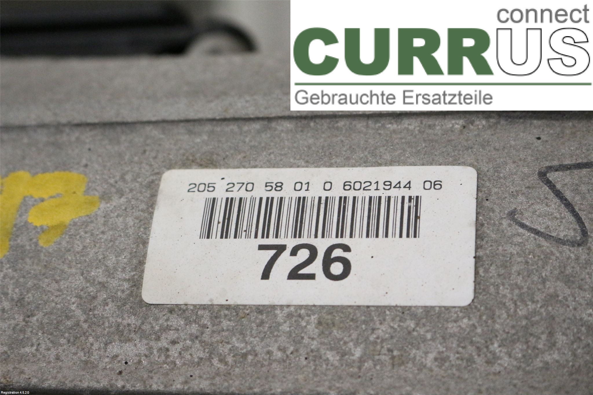 MB C-KLASS (W205)  14- Gearbox (Automatic) A205270680180 OM651.921