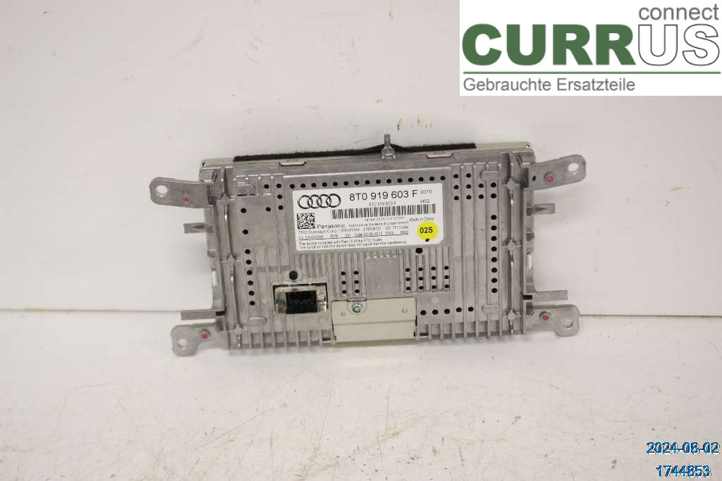 AUDI A4/S4  08-11 Overvågning 8T0919604B 2,0 TFSI CFKA