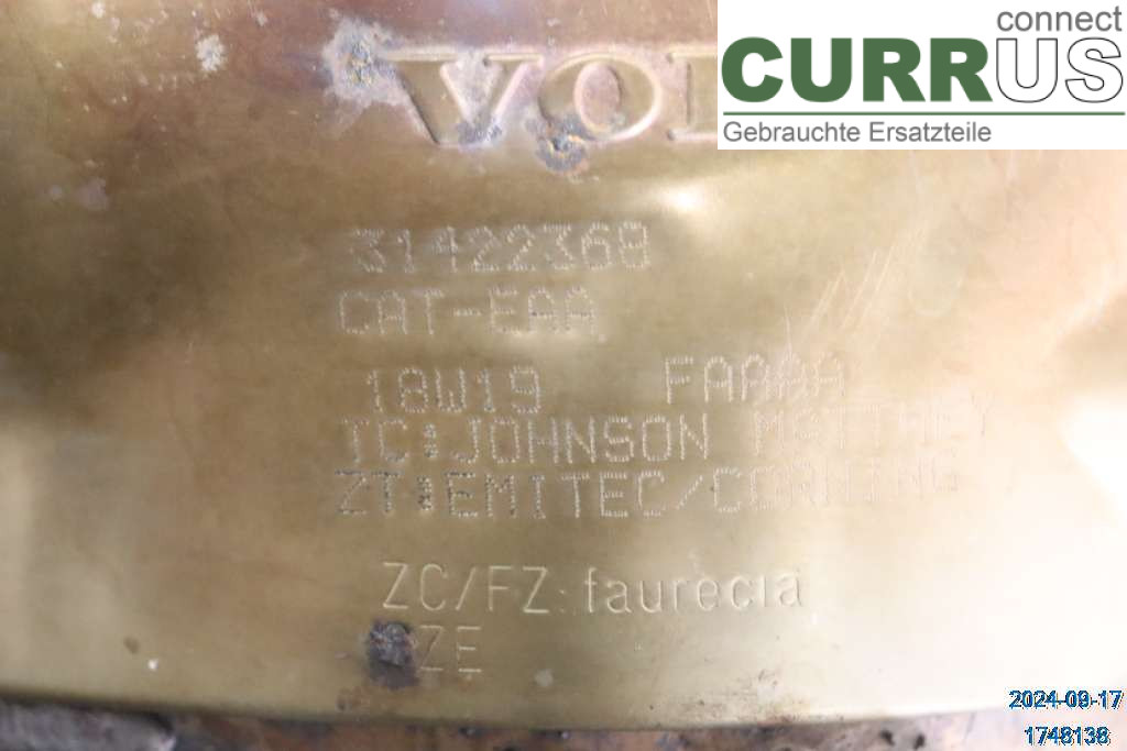 VOLVO V60  19- Catalyst 36003383 2.0