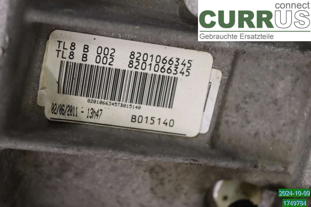 DACIA DUSTER  10-17 Skrzynia 6-biegowa 320107279R 1.6
