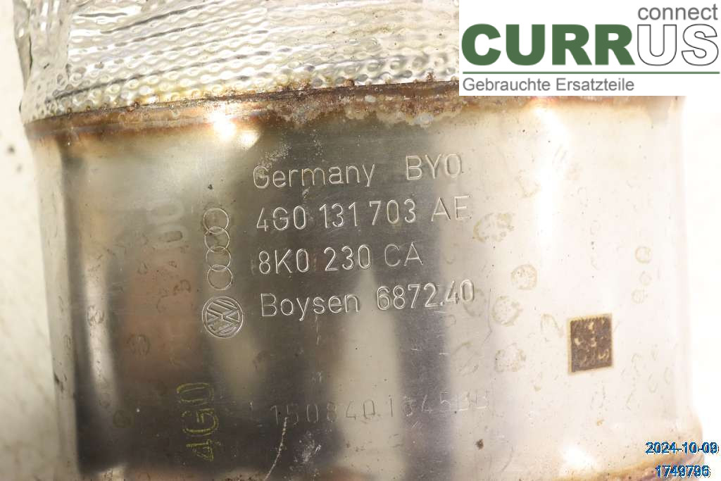 AUDI A6/S6 4G   11-18 KATALYSATOR 4G0254400GX 2,0 TDI