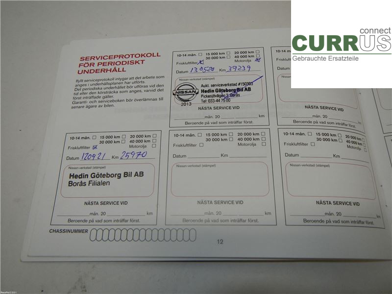NISSAN JUKE  10-14 Moteur 10102BA60A 1,6 HR16DE