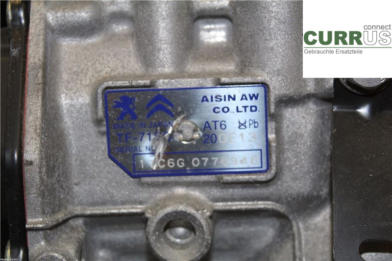 PEUGEOT 2008   13-20 Gearkasse Automatisk 9807418780 1.2 VTI