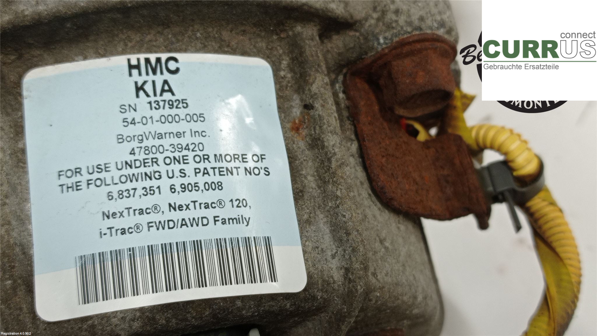 HYUNDAI SANTA FE  06-12 Differential 53000 3B400 D4HB