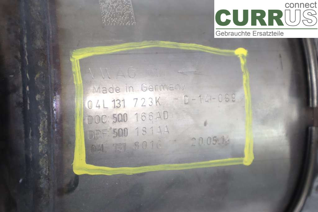 VW GOLF / E-GOLF VII   13-20 Particle Filter 04L131606EX 2.0TDI 150HK