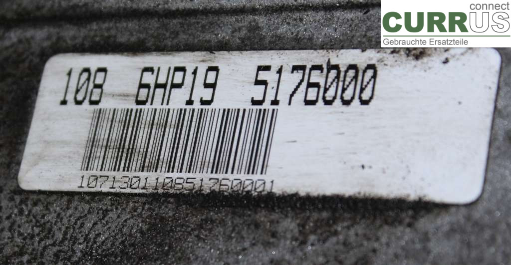 BMW 3 E90/91 SED/TOU 05-12 Gearbox (Automatic) 24007535135 320i 150HK