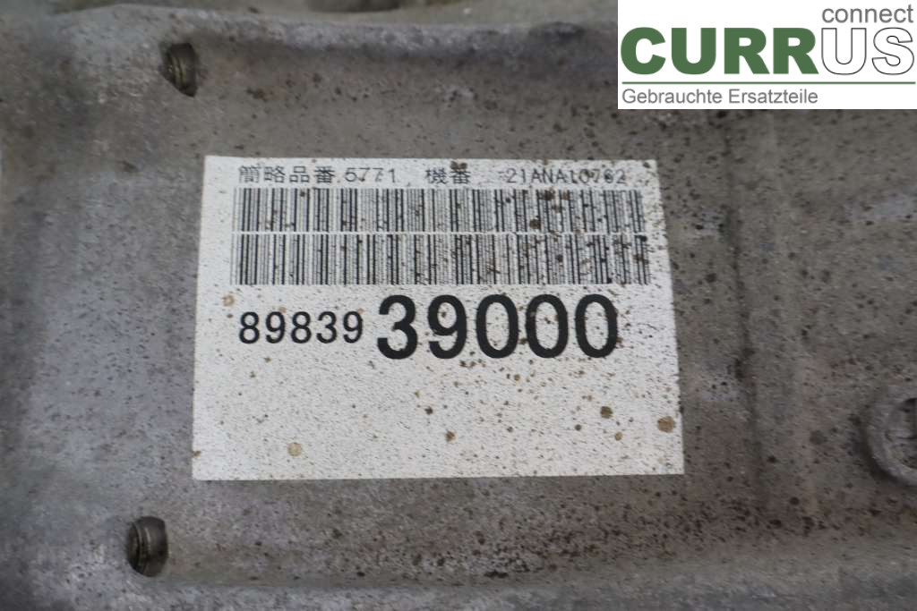 ISUZU D-MAX Gearbox (Automatic)  RZ4E-TC