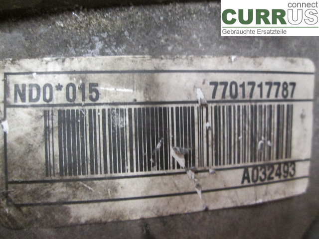 RENAULT SCÉNIC/GRAND 03-06 Gearbox (6-speed) 7711135753 F4R-770 2.0