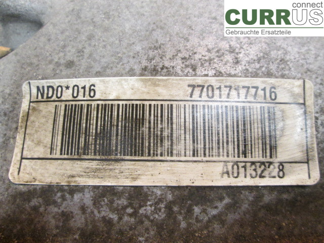 RENAULT MÉGANE II  03-05 Gearbox (6-speed) 7711135845 F4R-770